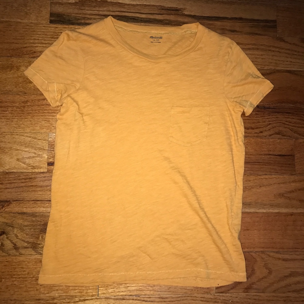 Madewell Mustard Tee